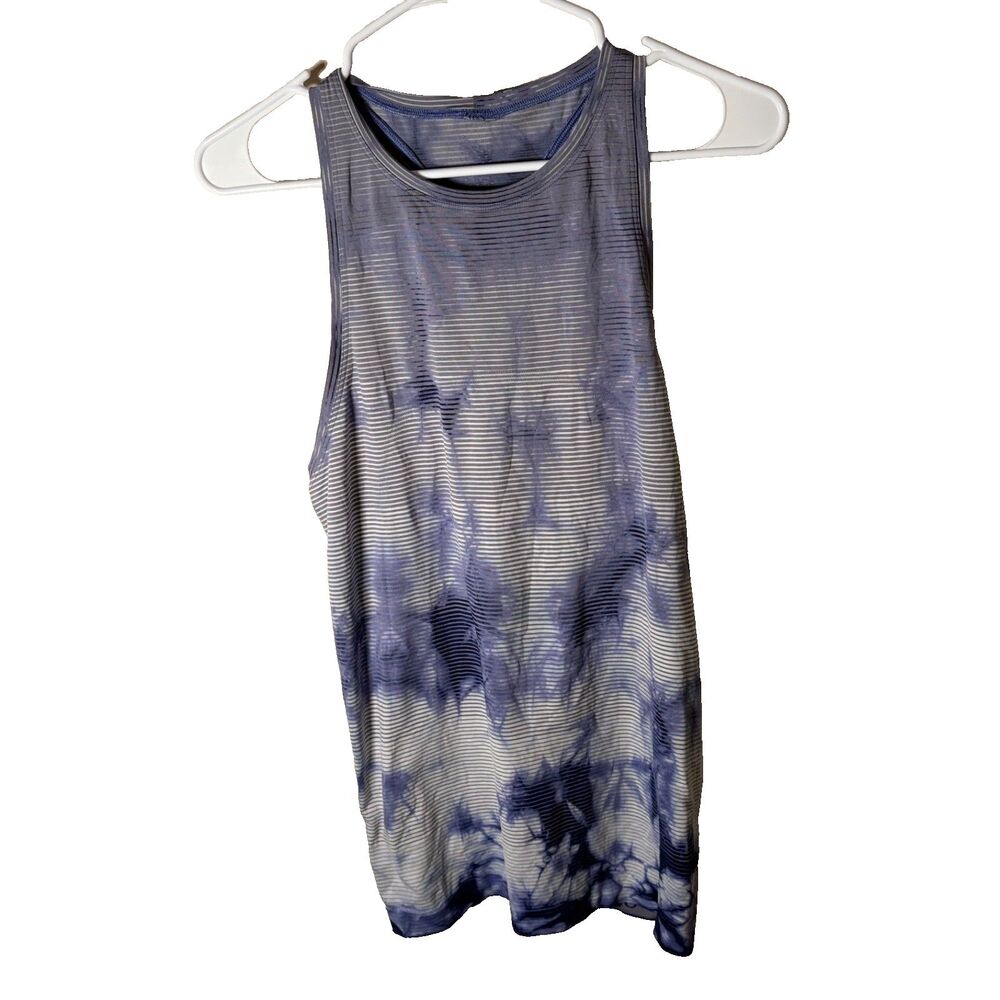 Lululemon Tank Top Women's 10 Tie Dye Metal Vent Racerback Active Athletic